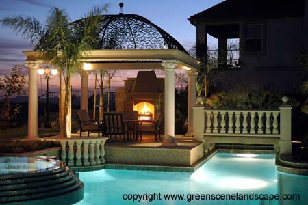 Multi-Level Barbecue Counter